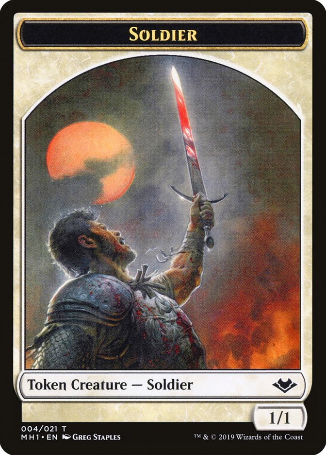 Soldier Token [Modern Horizons Tokens] | Good Games Morley