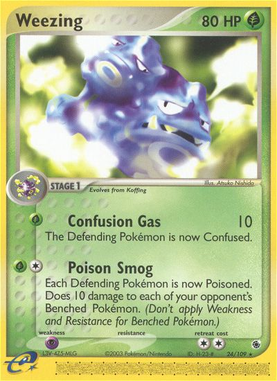 Weezing (24/109) [EX: Ruby & Sapphire] | Good Games Morley