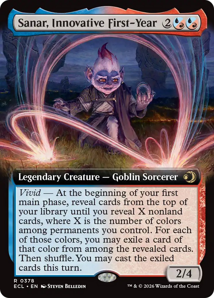 Sanar, Innovative First-Year (Extended Art) [Lorwyn Eclipsed] | Good Games Morley
