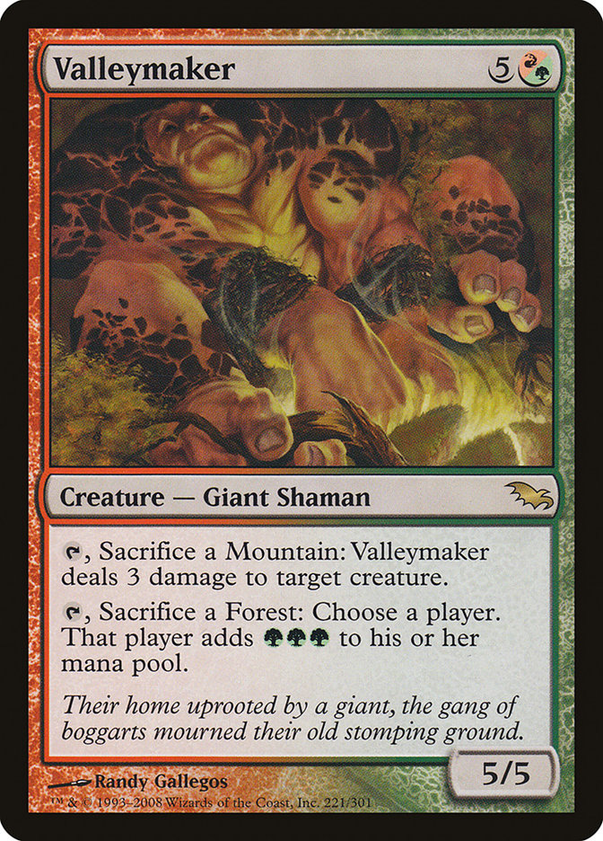 Valleymaker 221/301 (Shadowmoor)  | Good Games Morley