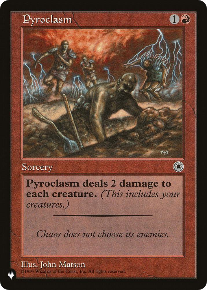 Pyroclasm POR-143/5075 (The List Reprints)  | Good Games Morley