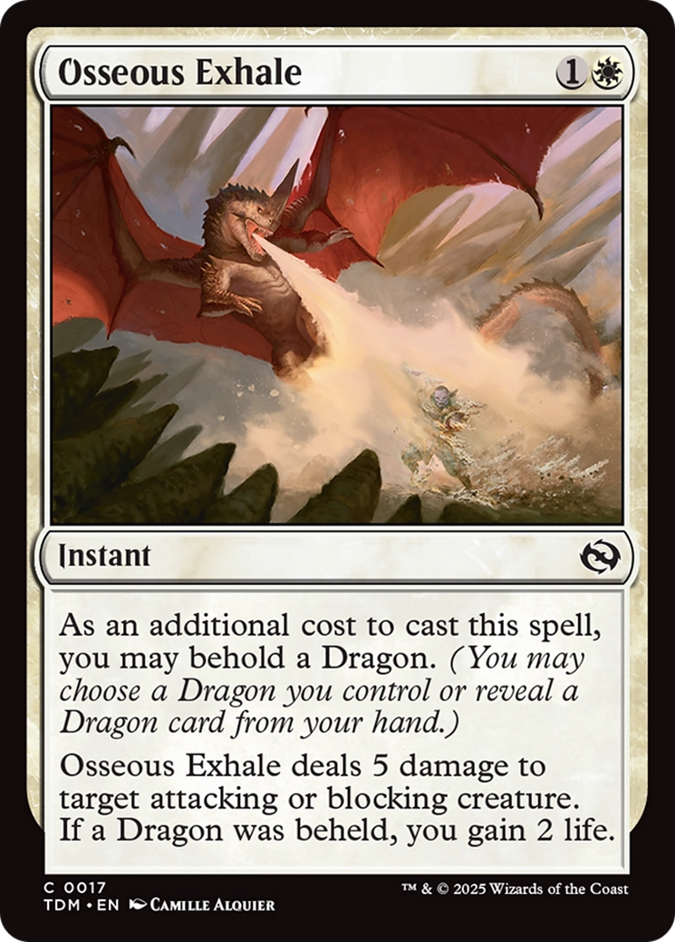 Osseous Exhale [Tarkir: Dragonstorm] | Good Games Morley