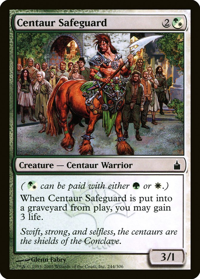 Centaur Safeguard 244/306 (Ravnica: City of Guilds)  - Foil | Good Games Morley