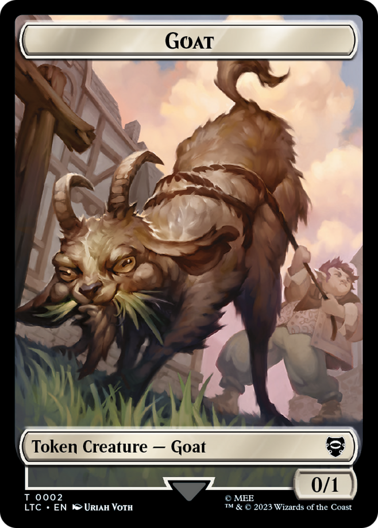 Bird // Goat Token [The Lord of the Rings: Tales of Middle-Earth Commander Tokens] | Good Games Morley