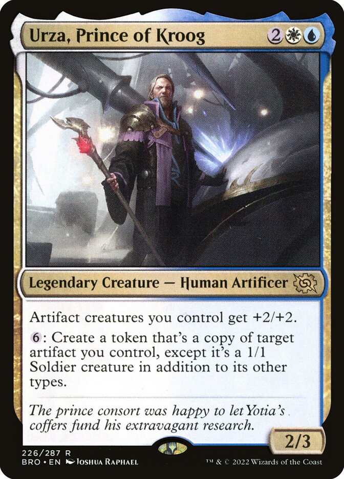 Urza Prince of Kroog 226 (The Brothers' War)  - Foil | Good Games Morley