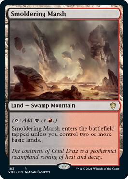 Smoldering Marsh 183/38 (Commander: Innistrad: Crimson Vow)  | Good Games Morley