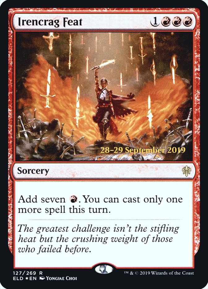 Irencrag Feat [Throne of Eldraine Prerelease Promos] | Good Games Morley