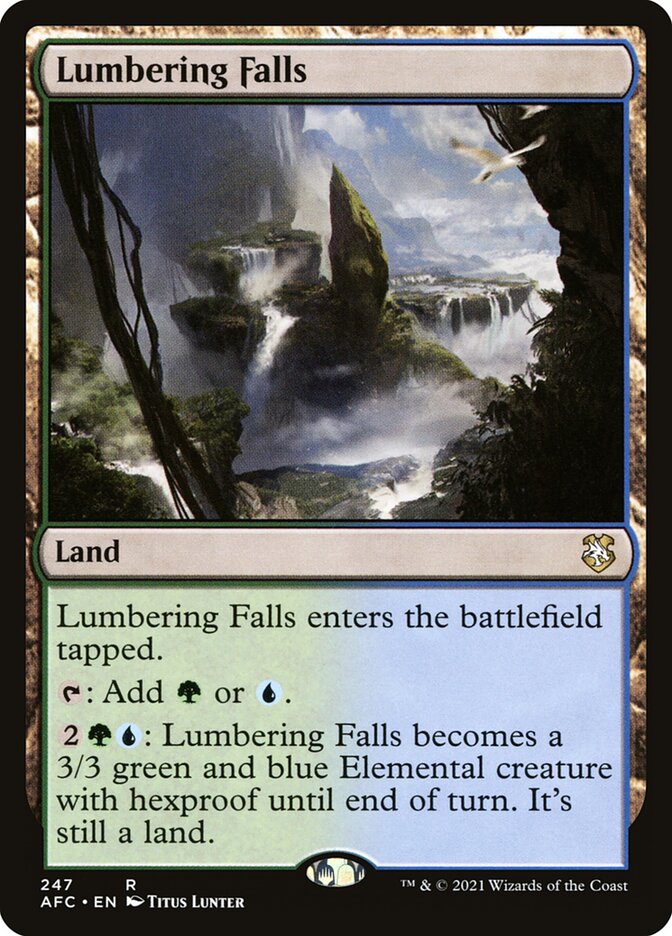Lumbering Falls 247/62 (Commander: Adventures in the Forgotten Realms)  | Good Games Morley