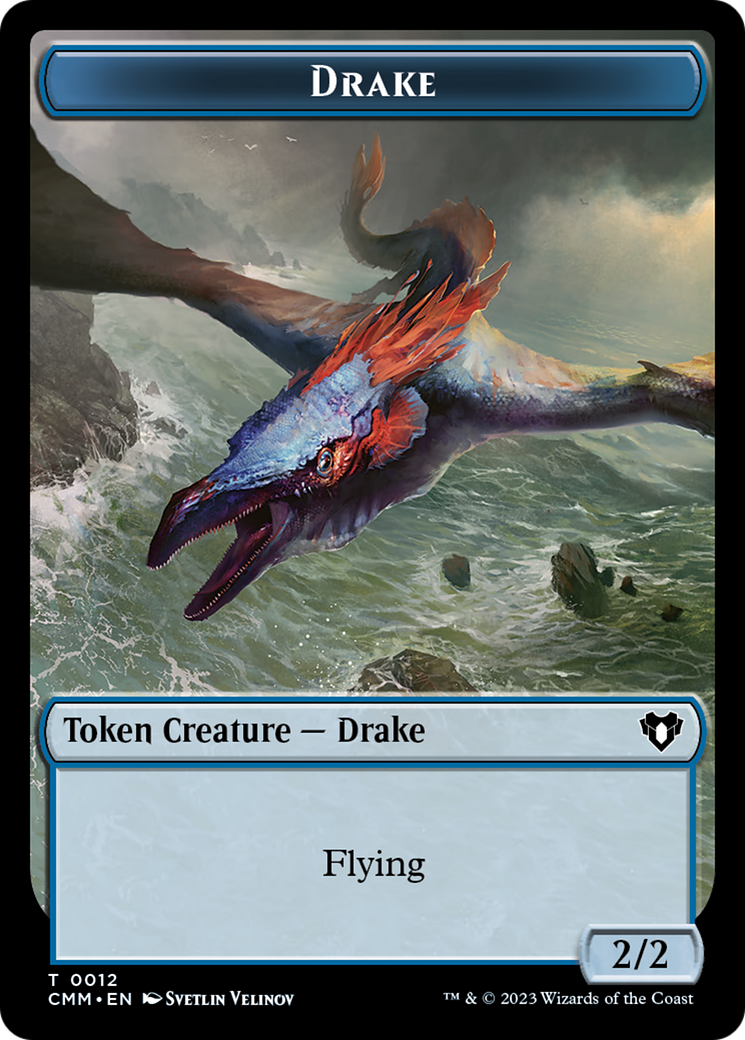 Drake Token [Commander Masters Tokens] | Good Games Morley