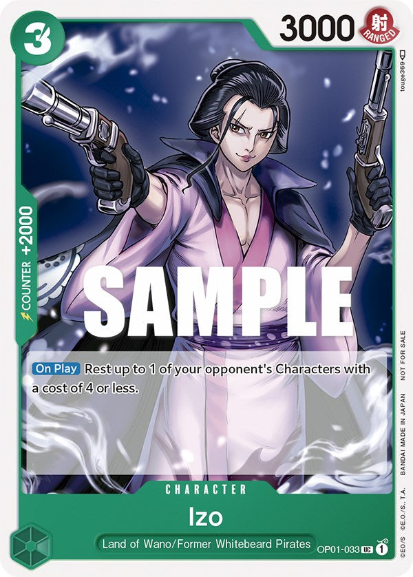 Izo (Tournament Pack Vol. 2) [One Piece Promotion Cards] | Good Games Morley