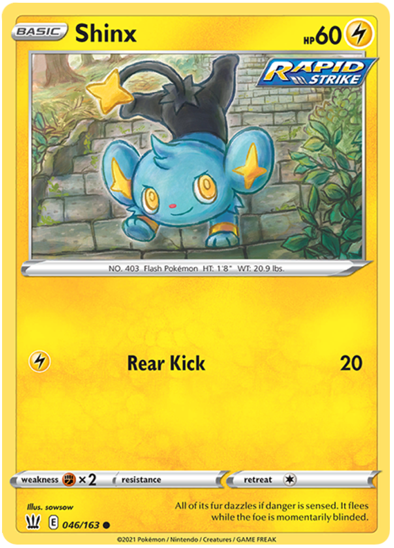 Shinx (046/163) [Sword & Shield: Battle Styles] | Good Games Morley