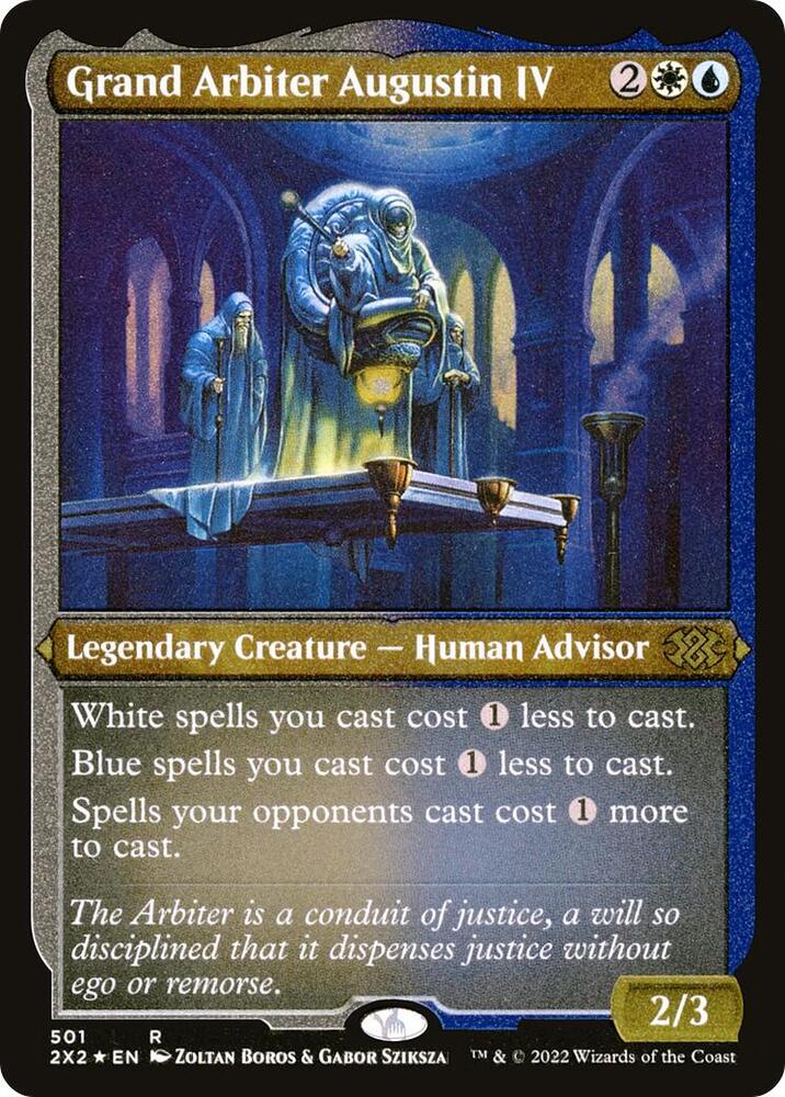 Grand Arbiter Augustin IV Foil Etched 501 (Double Masters 2022)  - Foil | Good Games Morley