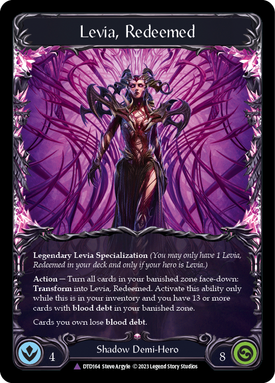 Levia, Redeemed // Blasmophet, Levia Consumed (Marvel) [DTD164] (Dusk Till Dawn)  Cold Foil | Good Games Morley
