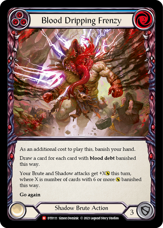 Blood Dripping Frenzy [DTD111] (Dusk Till Dawn)  Rainbow Foil | Good Games Morley