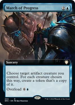March of Progress Extended Art 55 (Commander: The Brothers' War)  | Good Games Morley