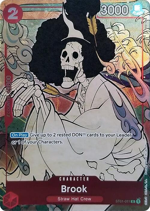 Brook (1st Anniversary) ST01-011 (One Piece Promotion Cards)  - Alternate Art Foil | Good Games Morley