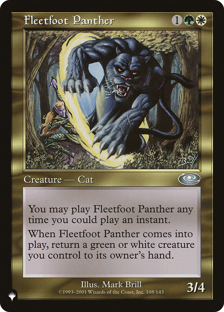 Fleetfoot Panther [The List] | Good Games Morley