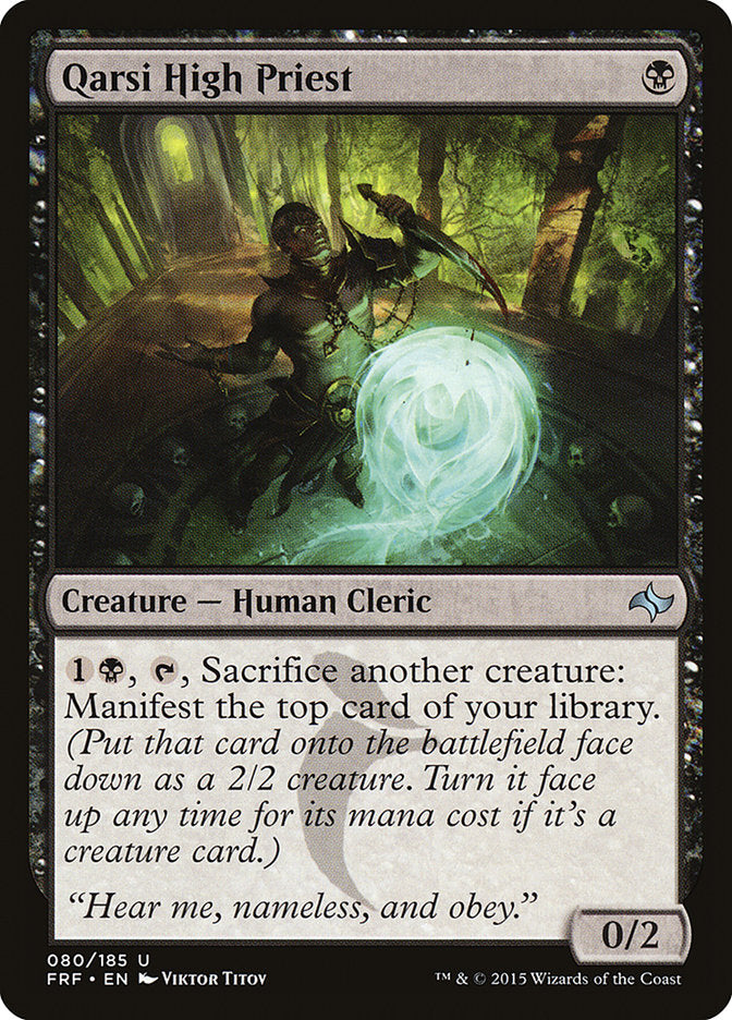 Qarsi High Priest 80/185 (Fate Reforged)  - Foil | Good Games Morley