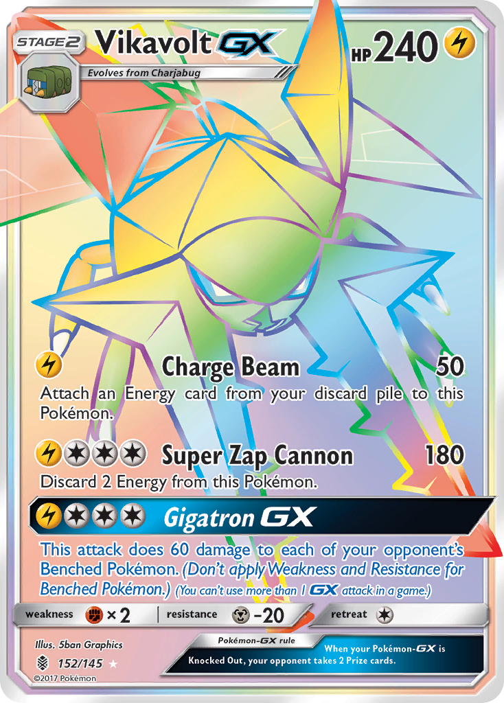 Vikavolt GX (152/145) [Sun & Moon: Guardians Rising] | Good Games Morley
