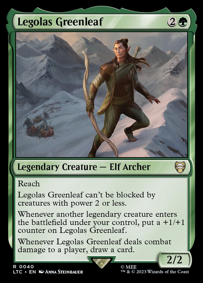 Legolas Greenleaf 40 (Commander: The Lord of the Rings: Tales of Middle-earth)  | Good Games Morley