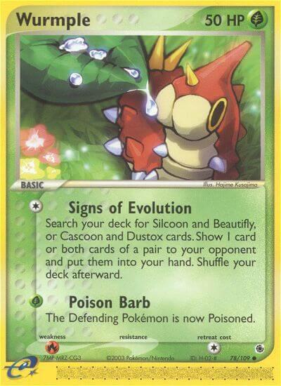 Wurmple 78/109 (EX Ruby and Sapphire)  | Good Games Morley
