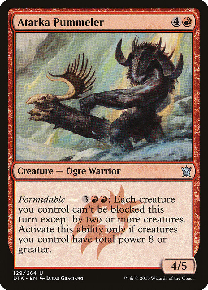 Atarka Pummeler 129/264 (Dragons of Tarkir)  - Foil | Good Games Morley