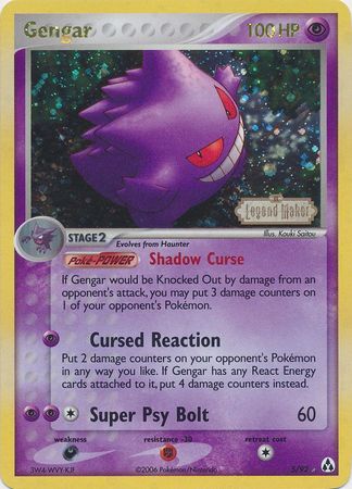 Gengar (5/92) (Stamped) [EX: Legend Maker] | Good Games Morley