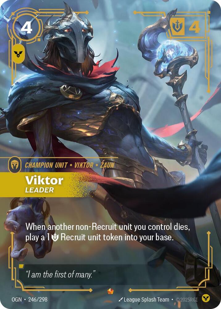 Viktor - Leader 246/298 (Origins)  - Foil | Good Games Morley
