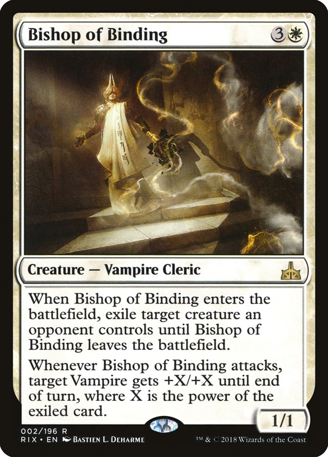 Bishop of Binding 2/196 (Rivals of Ixalan)  | Good Games Morley