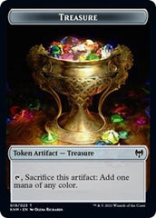 Treasure // Kaya, the Inexorable Emblem Double-Sided Token [Kaldheim Tokens] | Good Games Morley