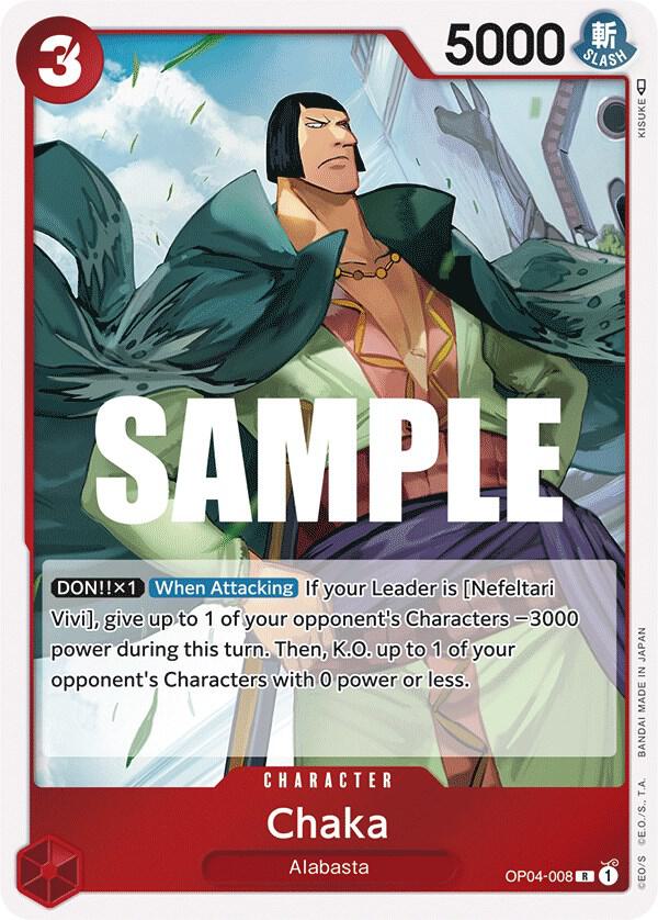 Chaka OP04-008 (Kingdoms of Intrigue)  - Foil | Good Games Morley