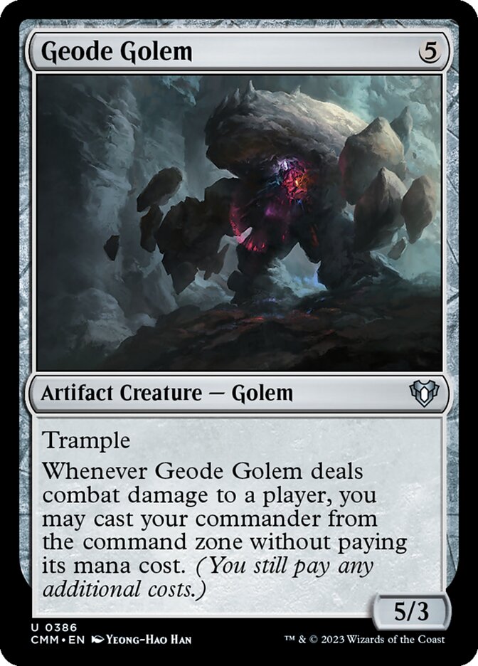 Geode Golem 386/451 (Commander Masters)  | Good Games Morley