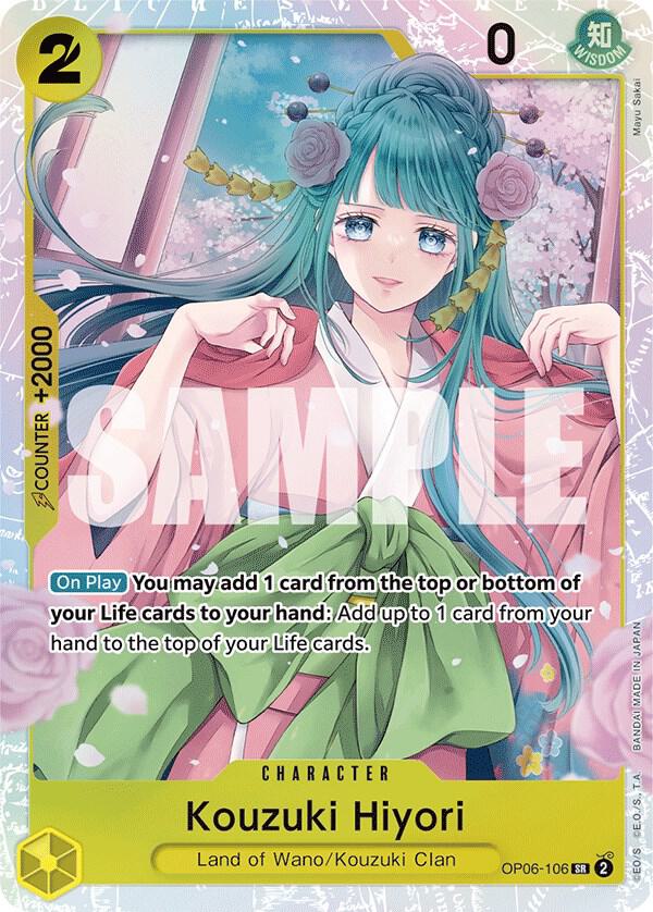 Kouzuki Hiyori OP06-106 (Wings of the Captain)  - Foil | Good Games Morley