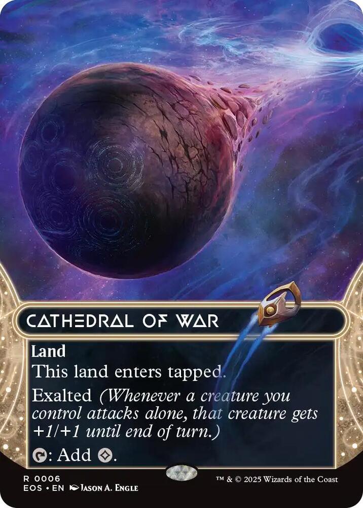 Cathedral of War  6/45 (Edge of Eternities: Stellar Sights)  - Borderless | Good Games Morley