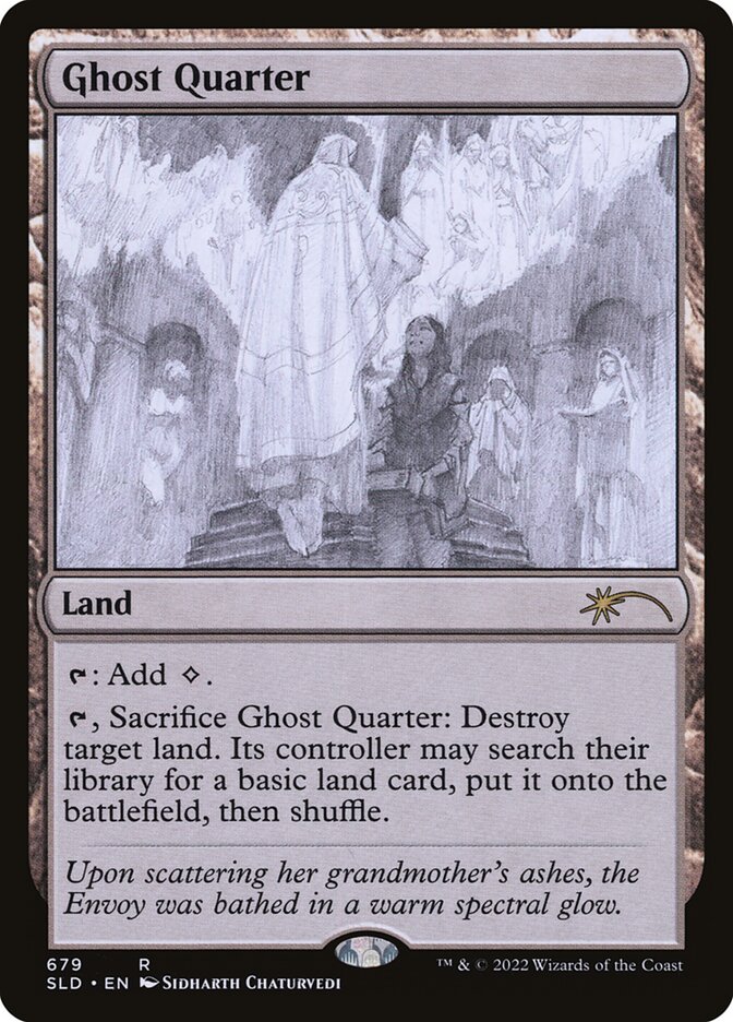 Ghost Quarter (Sketch) [Secret Lair Drop Promos] | Good Games Morley