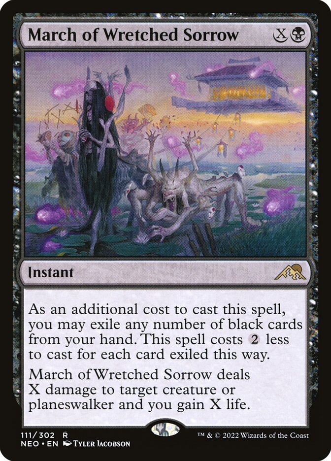 March of Wretched Sorrow 111 (Kamigawa: Neon Dynasty)  | Good Games Morley