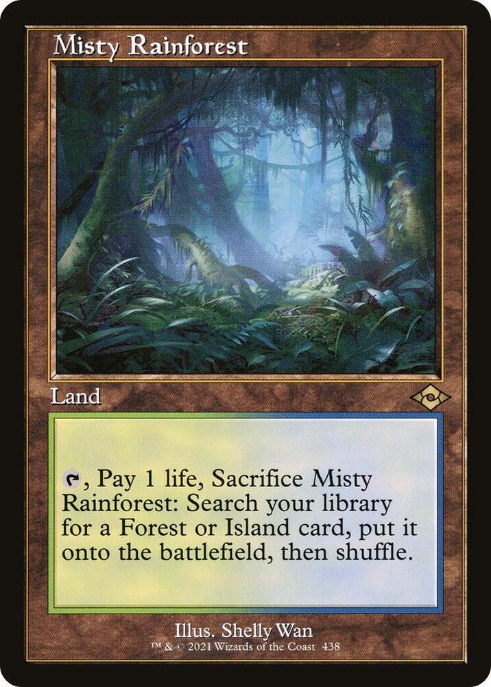 Misty Rainforest Retro Frame 438 (Modern Horizons 2)  | Good Games Morley