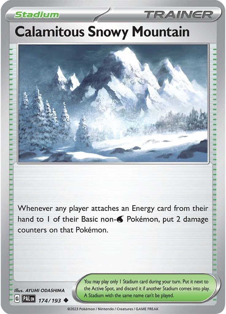 Calamitous Snowy Mountain (174/193) [Scarlet & Violet: Paldea Evolved] | Good Games Morley
