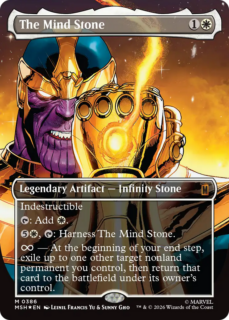 The Mind Stone (Borderless) [Marvel Super Heroes] | Good Games Morley