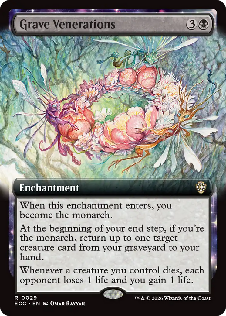 Grave Venerations (Extended Art) [Lorwyn Eclipsed Commander] | Good Games Morley