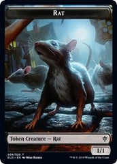 Rat // Food (16) Double-Sided Token [Throne of Eldraine Tokens] | Good Games Morley