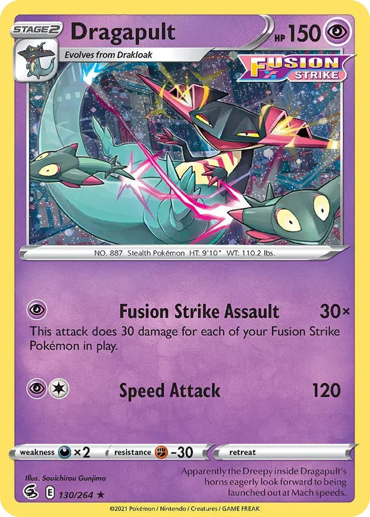 Dragapult (130/264) (Cosmos Holo) [Sword & Shield: Fusion Strike] | Good Games Morley