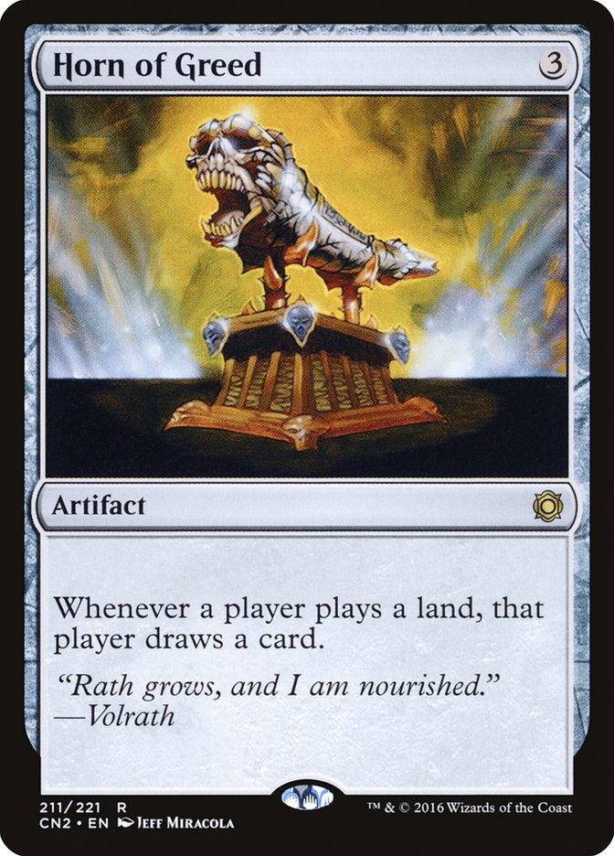 Horn of Greed 211/221 (Conspiracy: Take the Crown)  - Foil | Good Games Morley