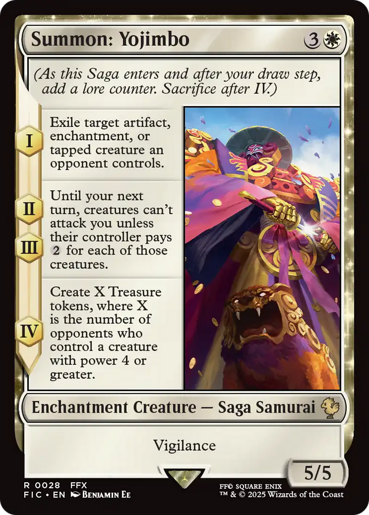 Summon: Yojimbo [FINAL FANTASY Commander] | Good Games Morley