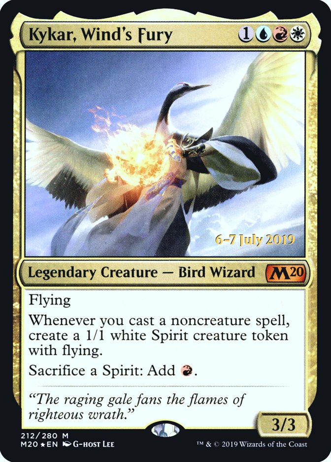 Kykar, Wind's Fury [Core Set 2020 Prerelease Promos] | Good Games Morley