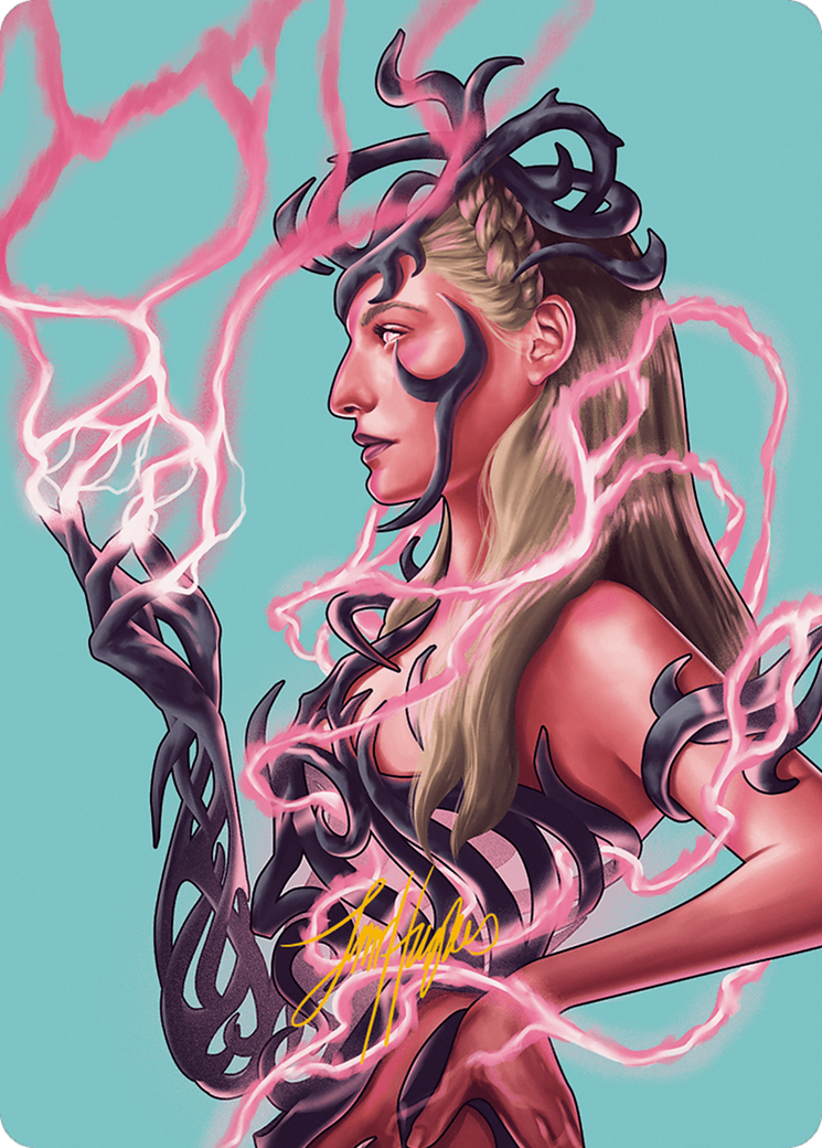 Breya, Etherium Shaper Art Card (Gold-Stamped Signature) [Modern Horizons 3 Art Series] | Good Games Morley