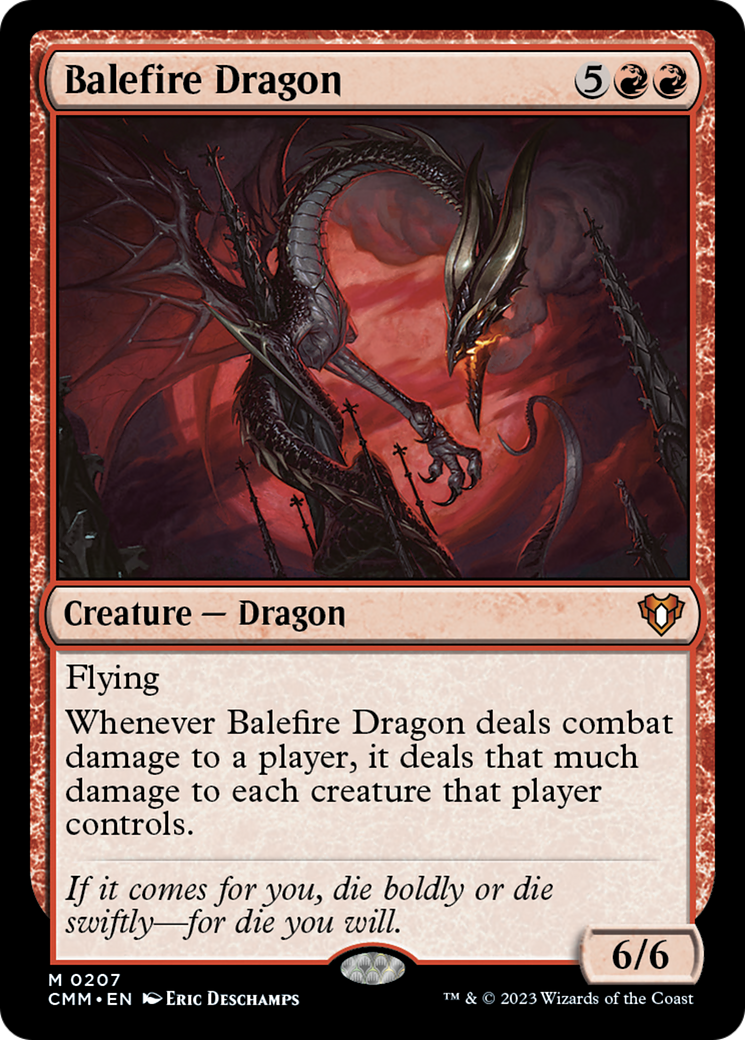 Balefire Dragon [Commander Masters] | Good Games Morley