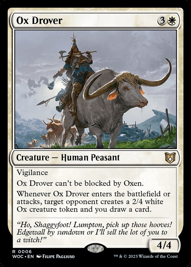 Ox Drover 6/173 (Commander: Wilds of Eldraine)  | Good Games Morley