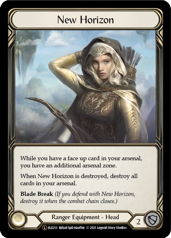 New Horizon [U-ELE213] (Tales of Aria Unlimited)  Unlimited Rainbow Foil | Good Games Morley