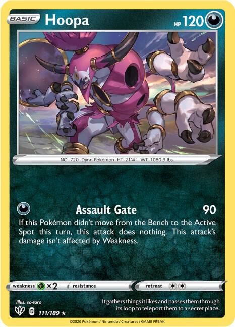 Hoopa 111/189 (SWSH03: Darkness Ablaze)  - Holofoil | Good Games Morley